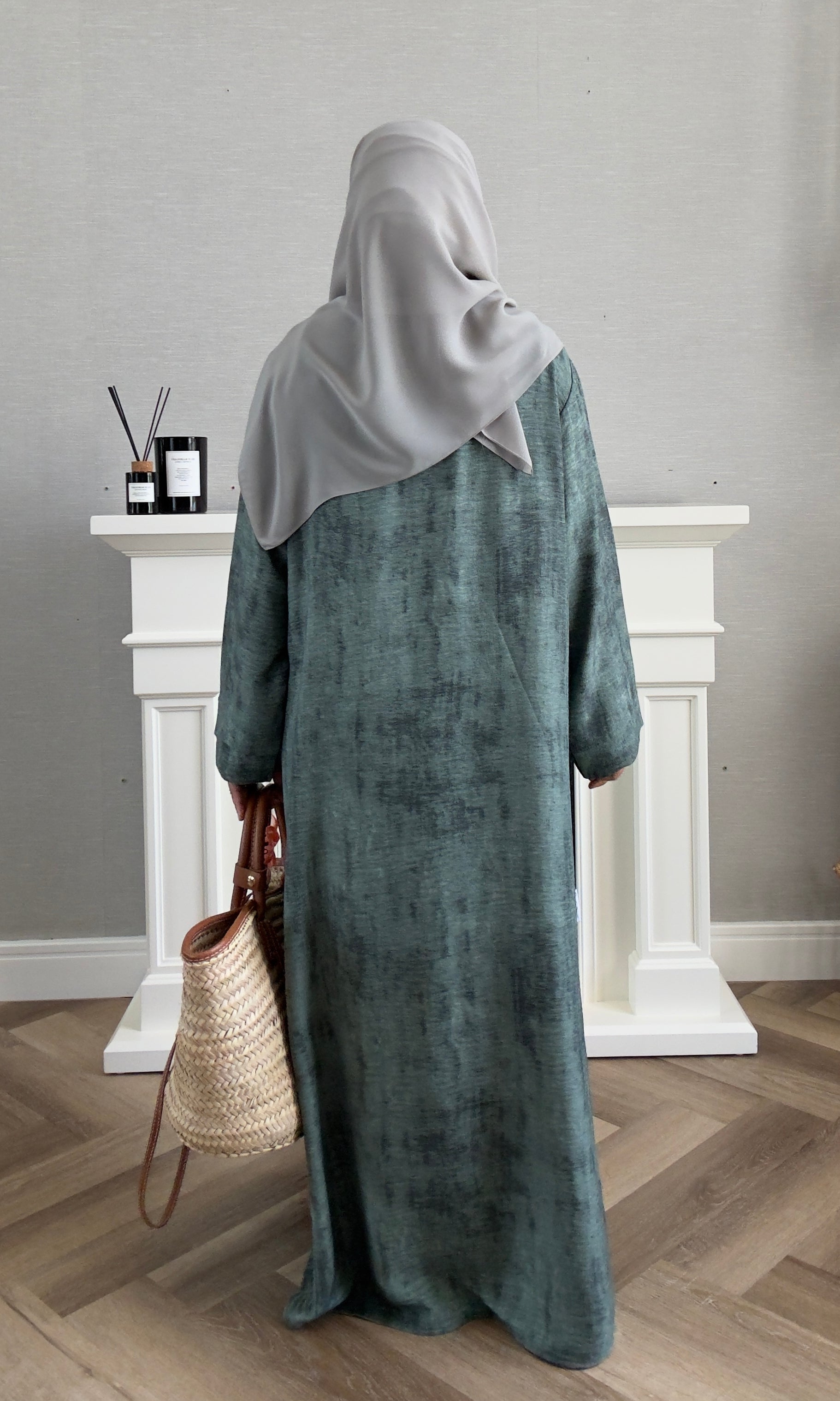 Laila Dress With Belt - Green