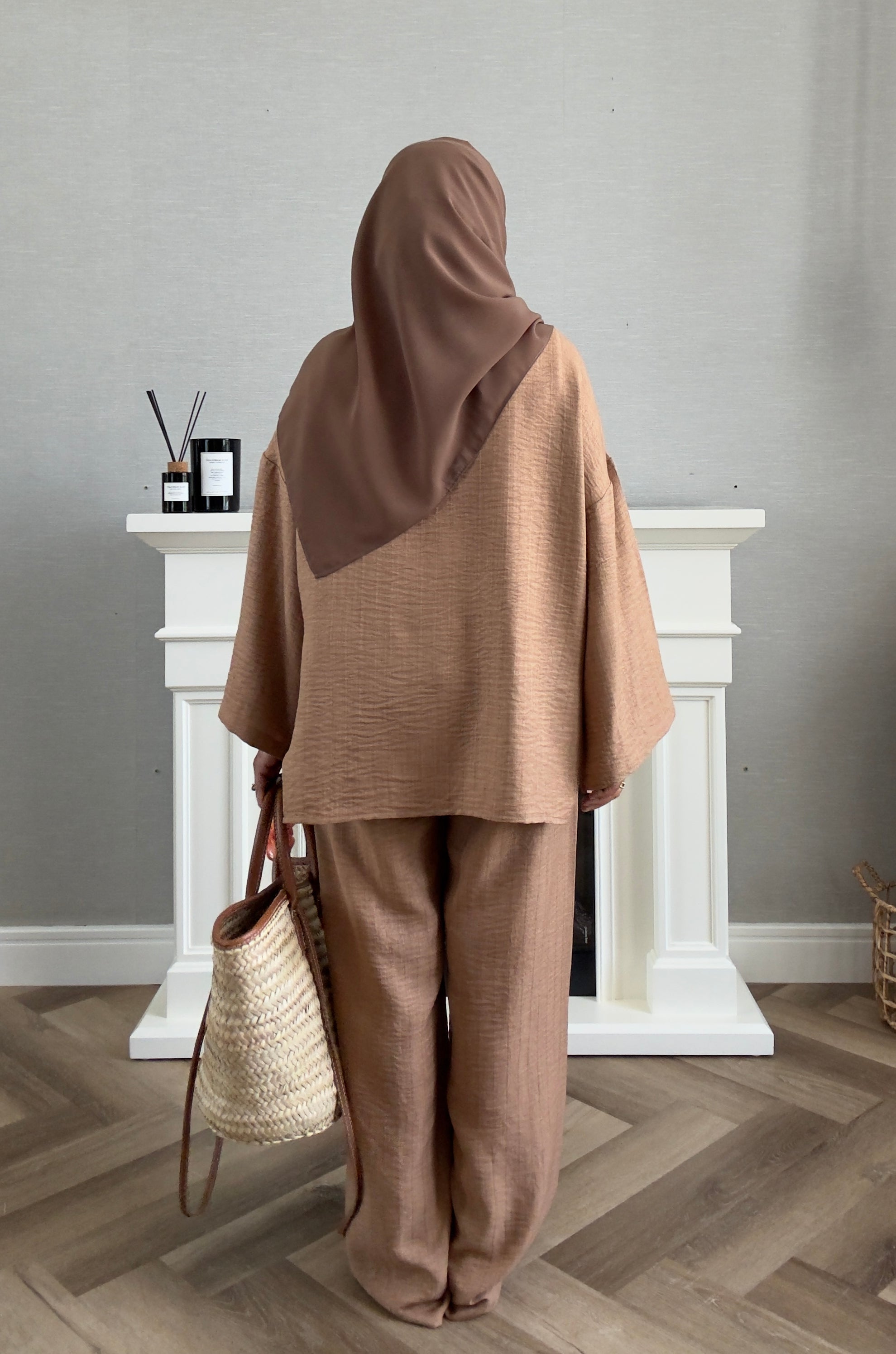 Bow Suit - Brown