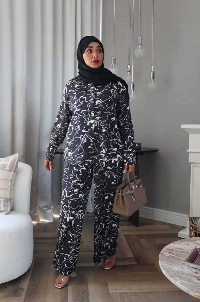 Cendrella Set - White/Black