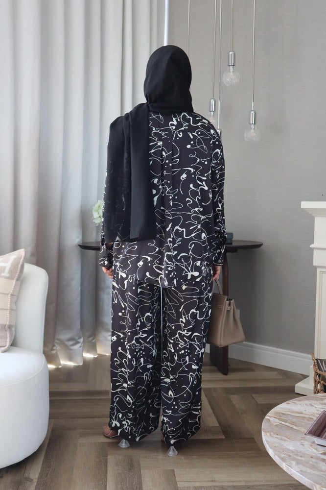 Cendrella Set - White/Black