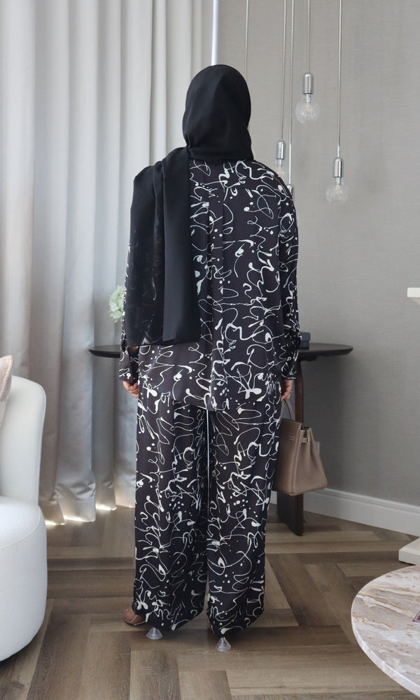 Cendrella Set - White/Black