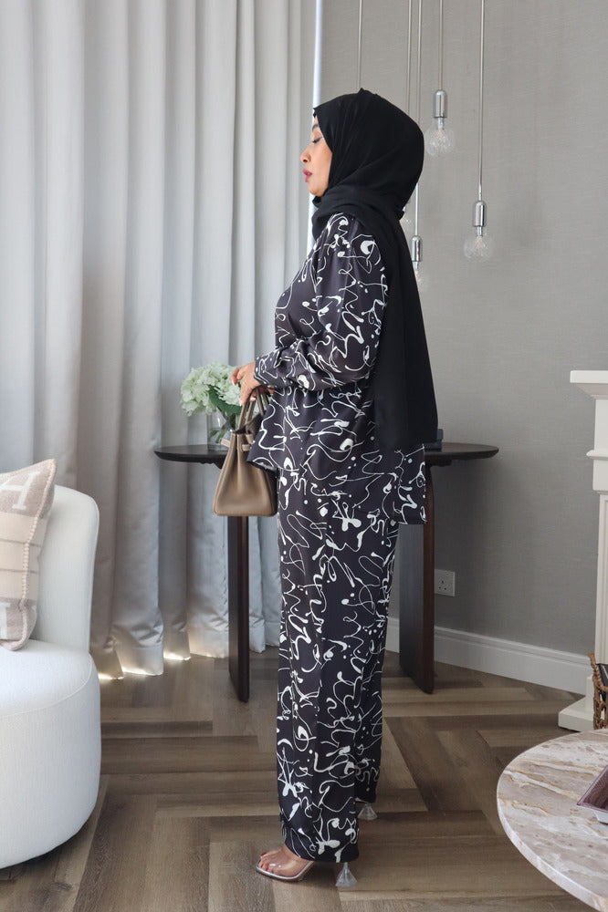 Cendrella Set - White/Black