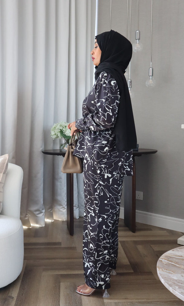 Cendrella Set - White/Black