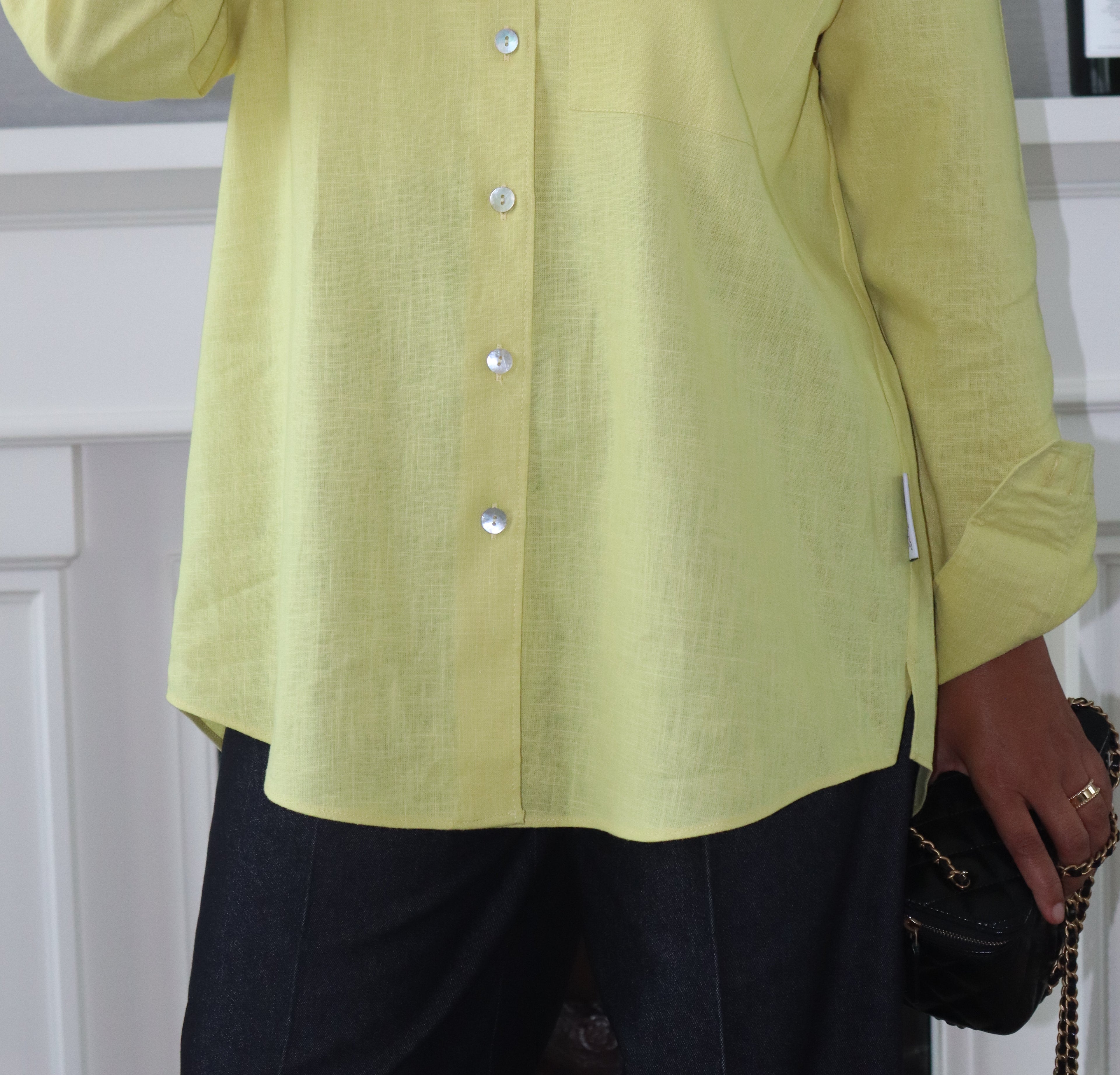 Linen Shirt - Yellow
