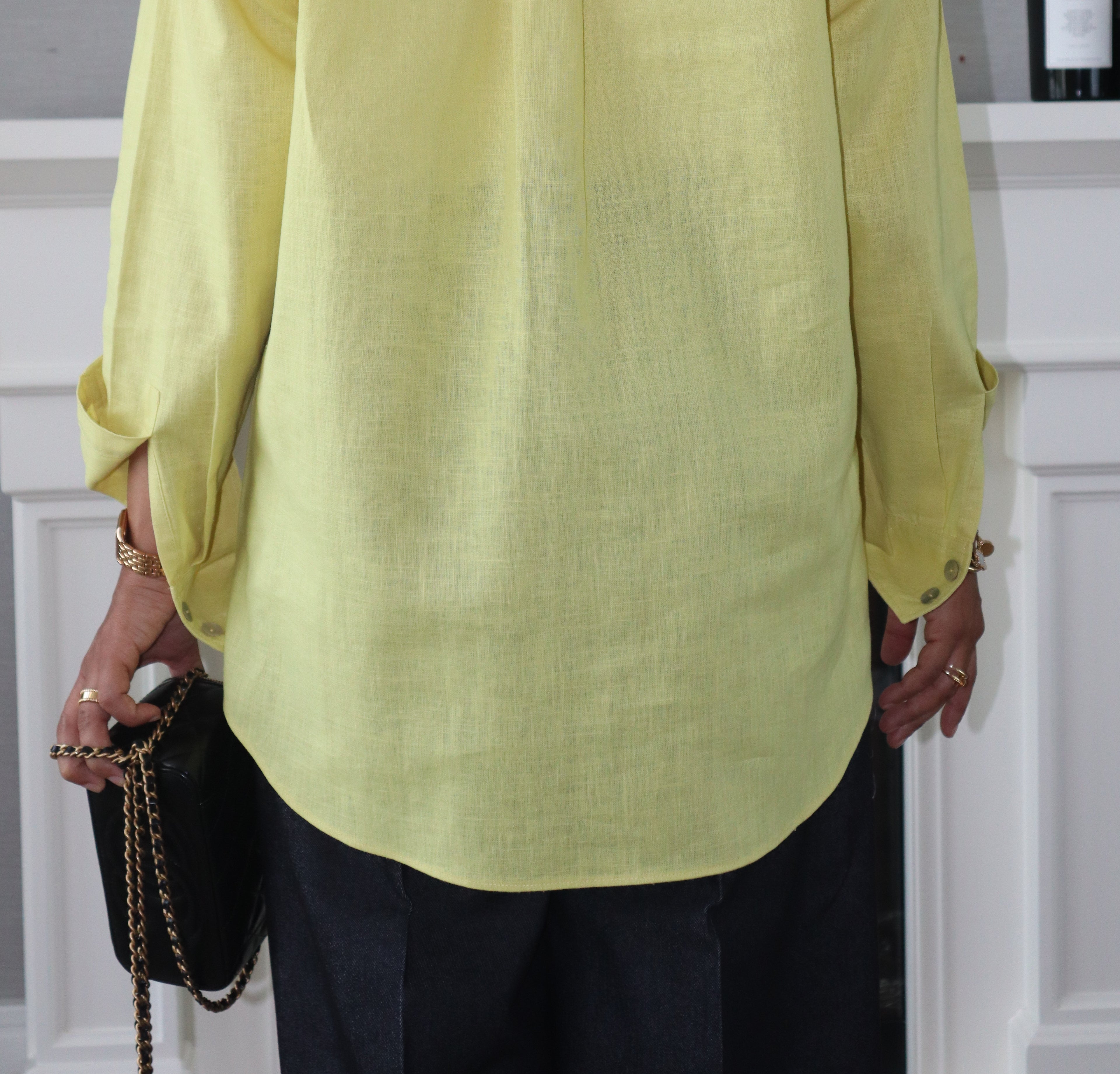 Linen Shirt - Yellow