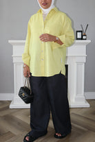 Linen Shirt - Yellow