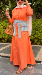 Portofino Dress - Orange