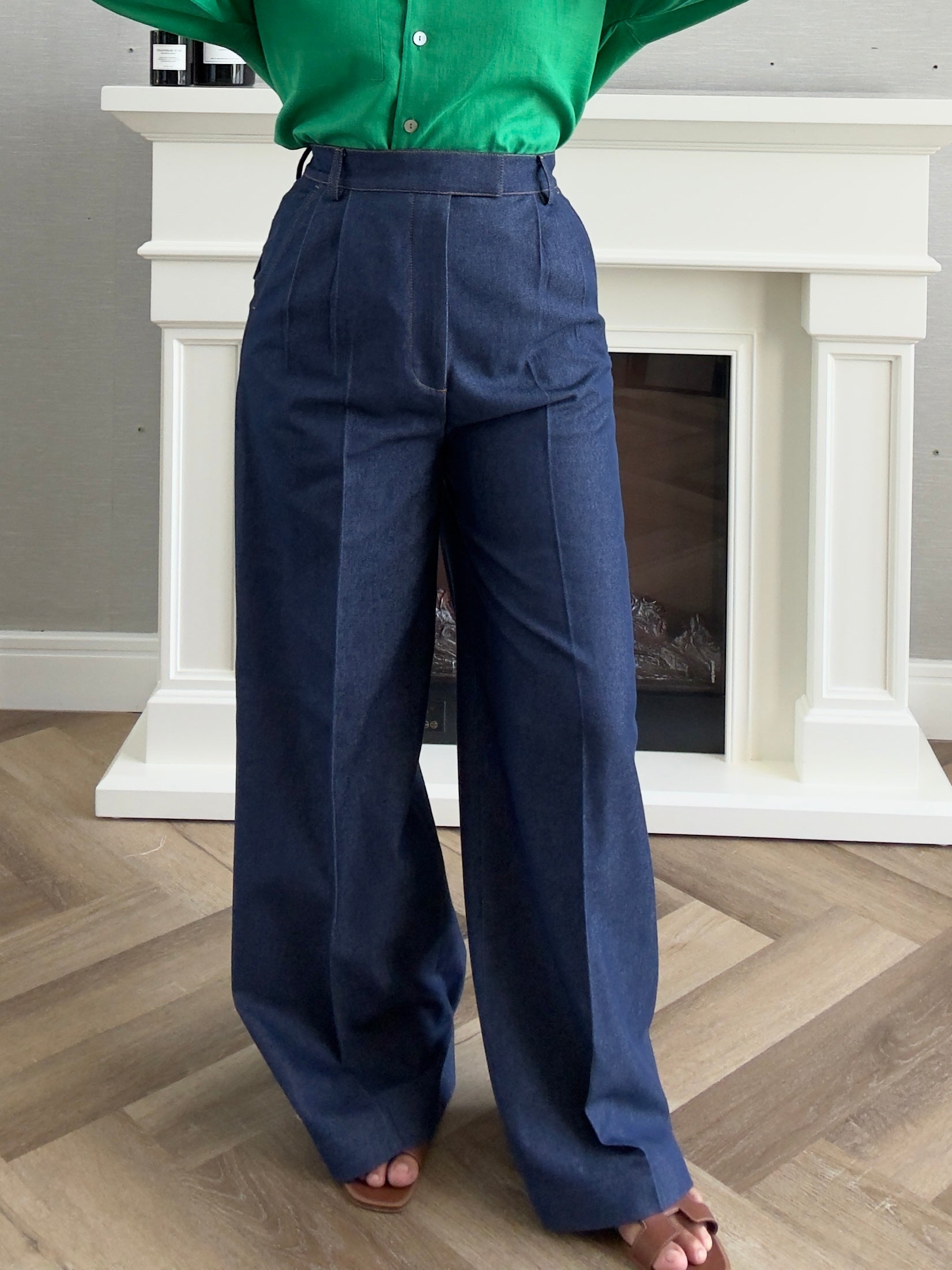 Denim Pants - Navy Blue