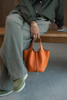 Wide Legs Pleats Pants - Green