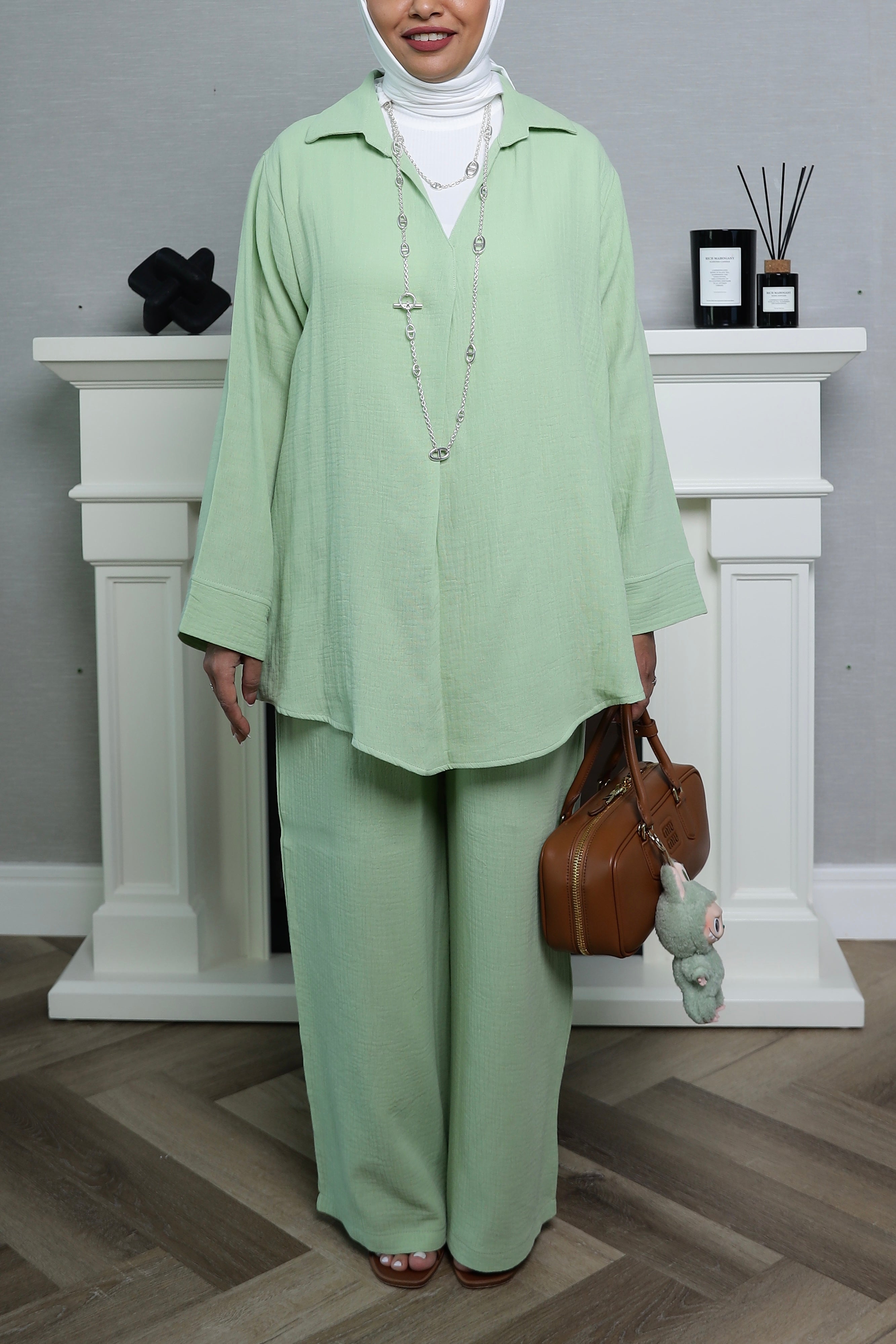 Lisa Set - Pastel Green