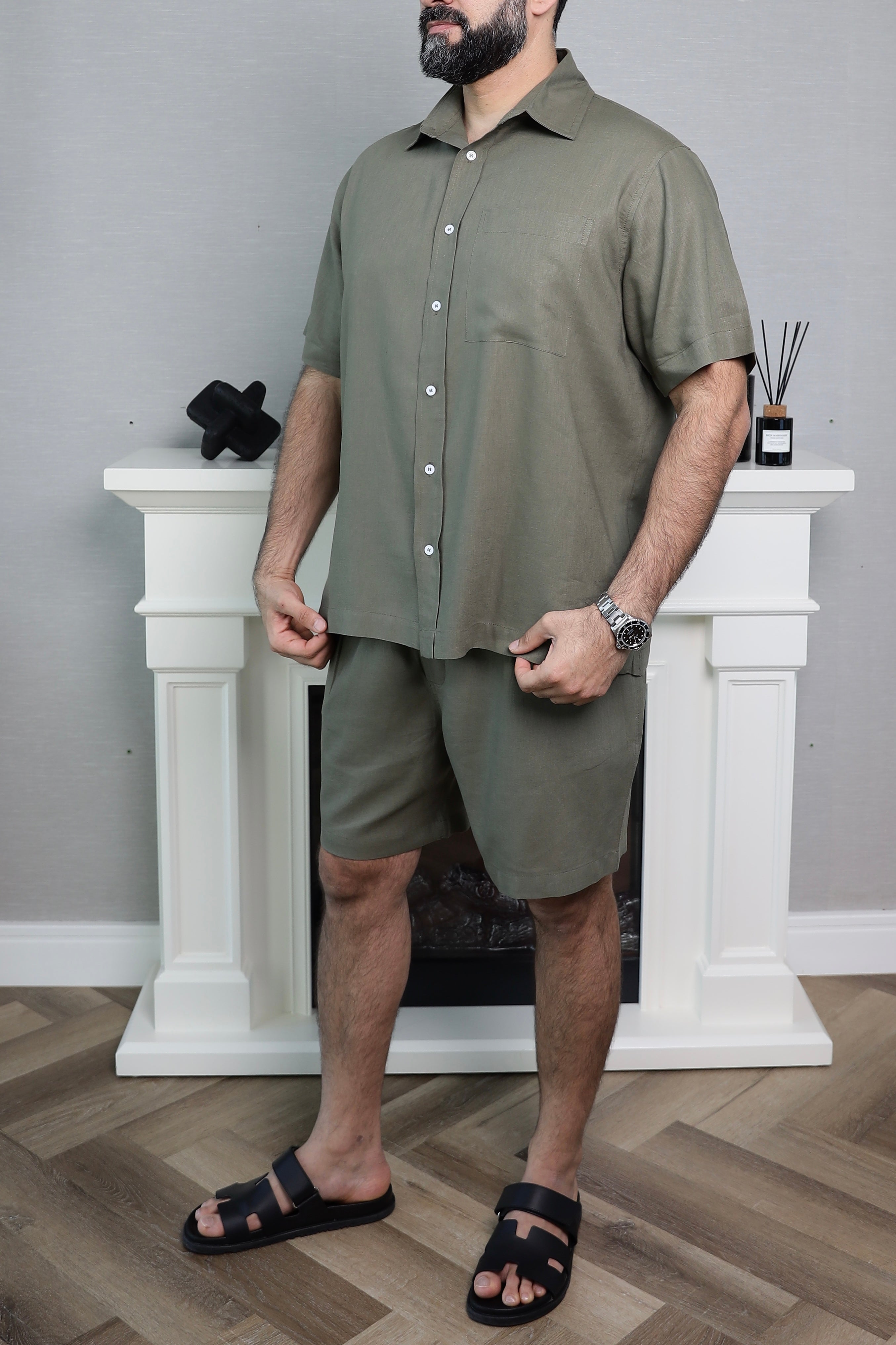 His Suit - Army Green