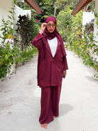 3 Pc Suit - Maroon