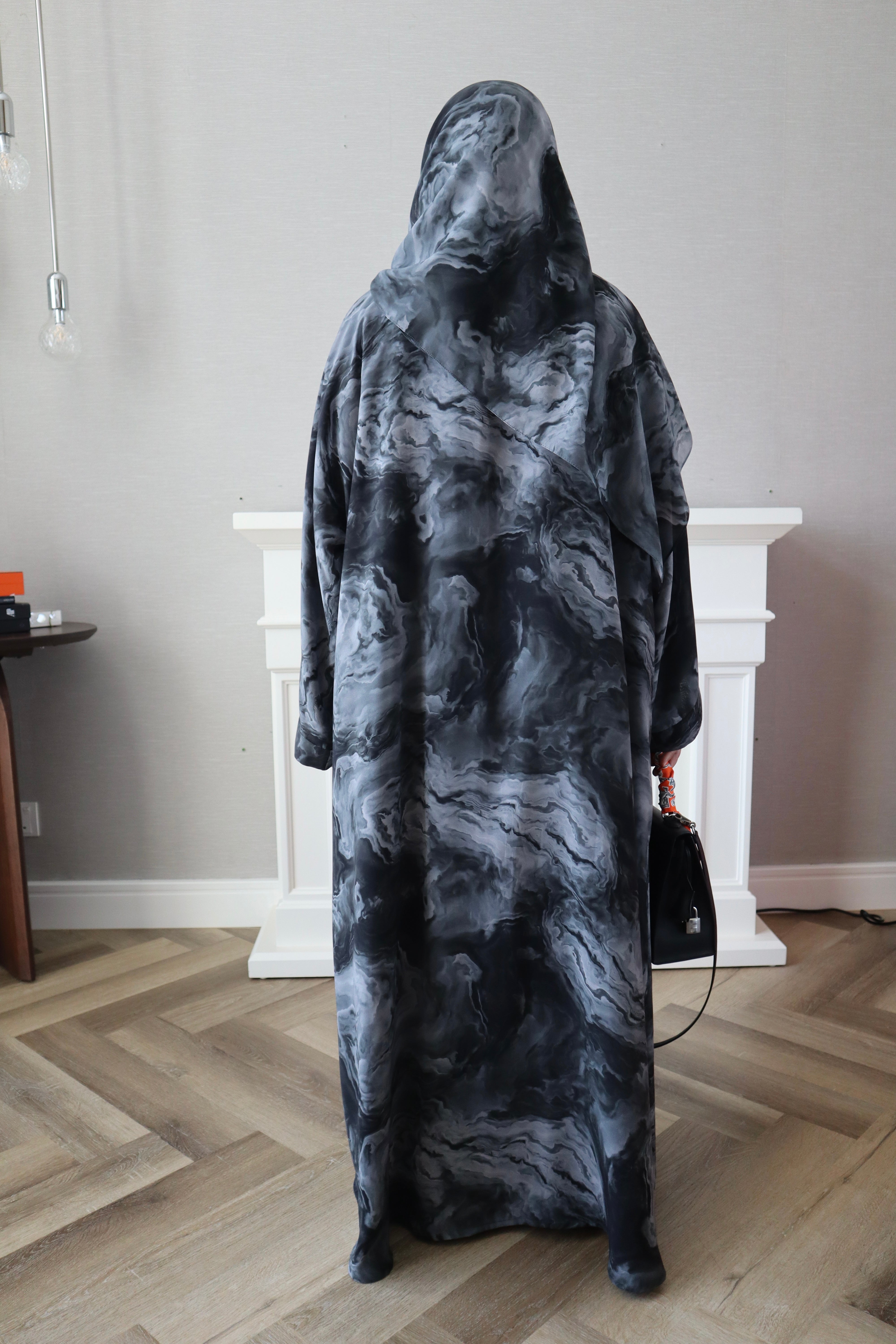 Customized Al Ain Abaya - Gray