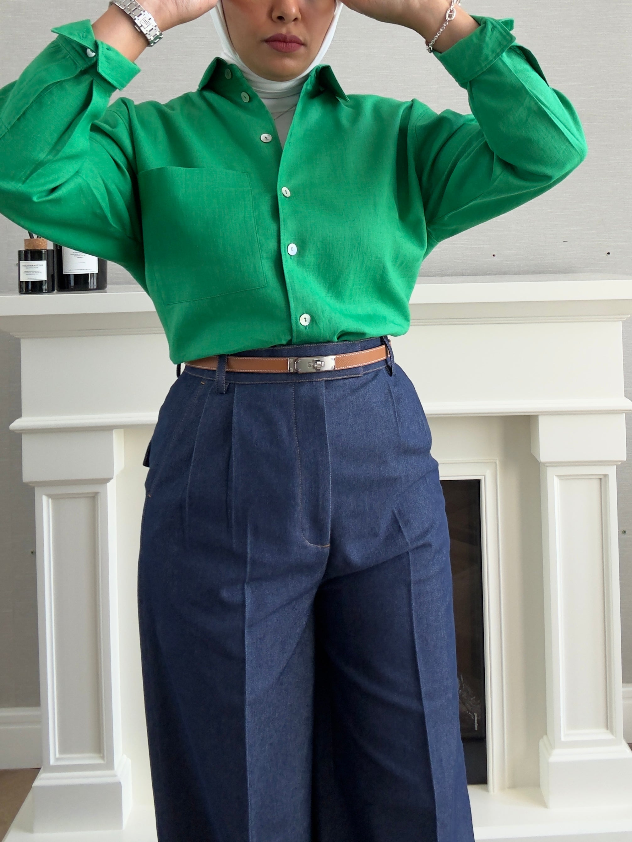 Denim Pants - Navy Blue