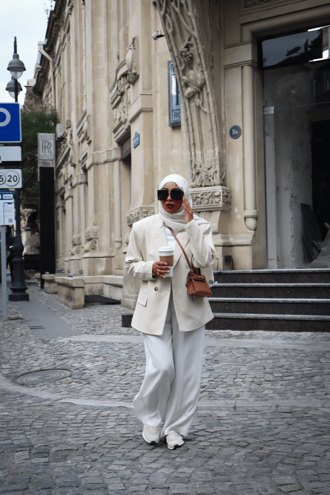 Oversized Blazer - Beige