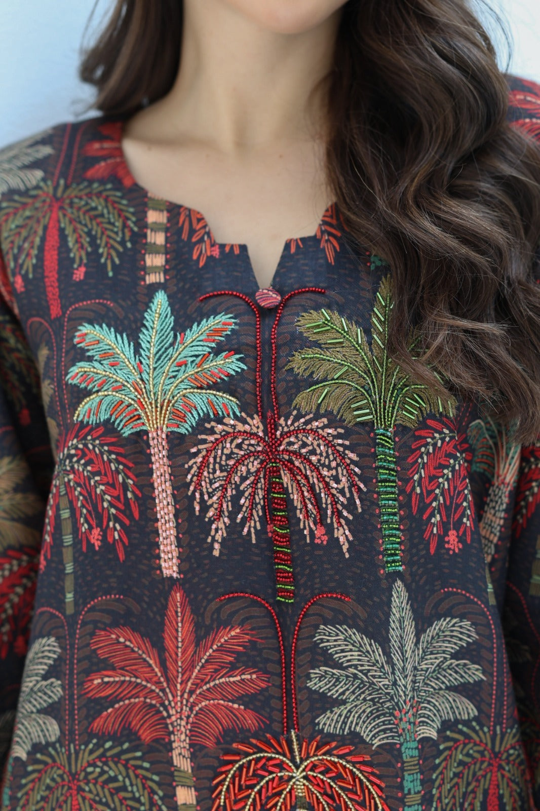 L98 Dark Palm Jalabiya