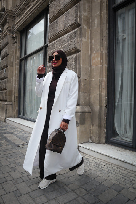 Maxi Blazer - White
