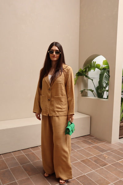 Resort Suit - Dark Beige