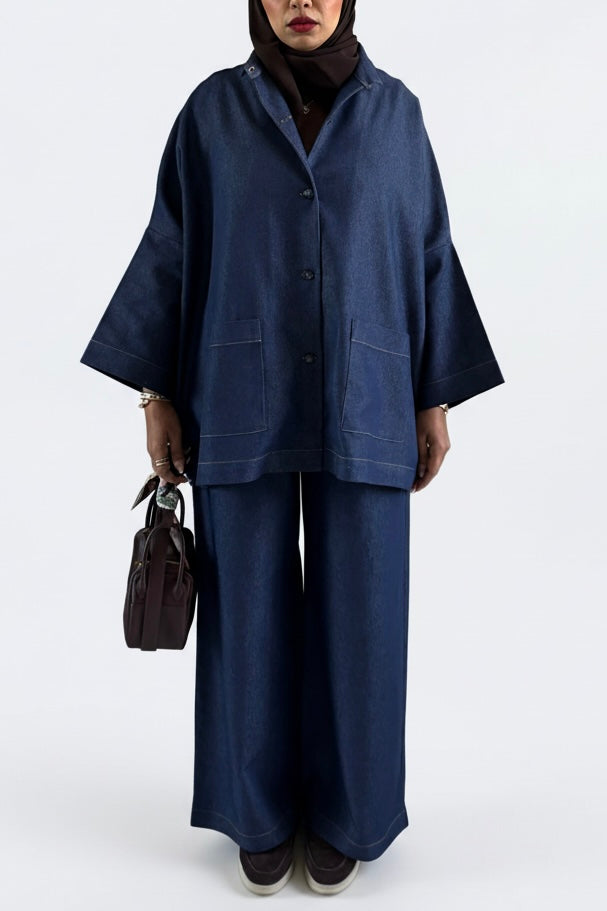 Denim Oversized Set