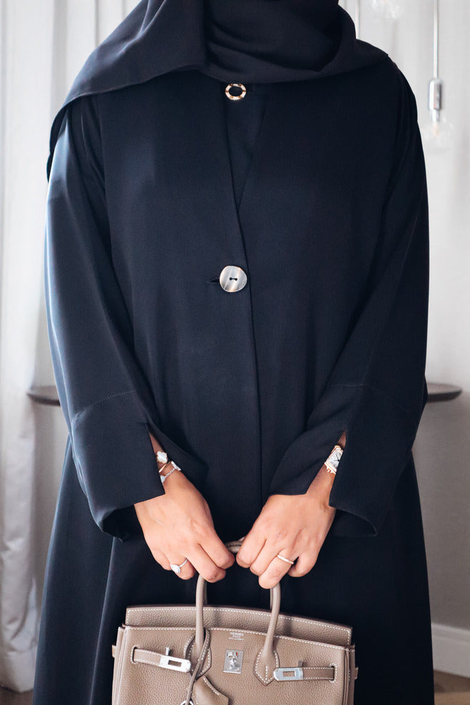 Nada Abaya With Scarf - Black