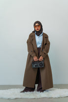 Luxury Maxi Coat - Mocha Brown