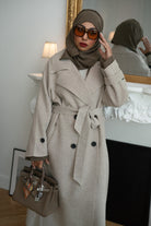 Luxury Maxi Coat - Light Beige
