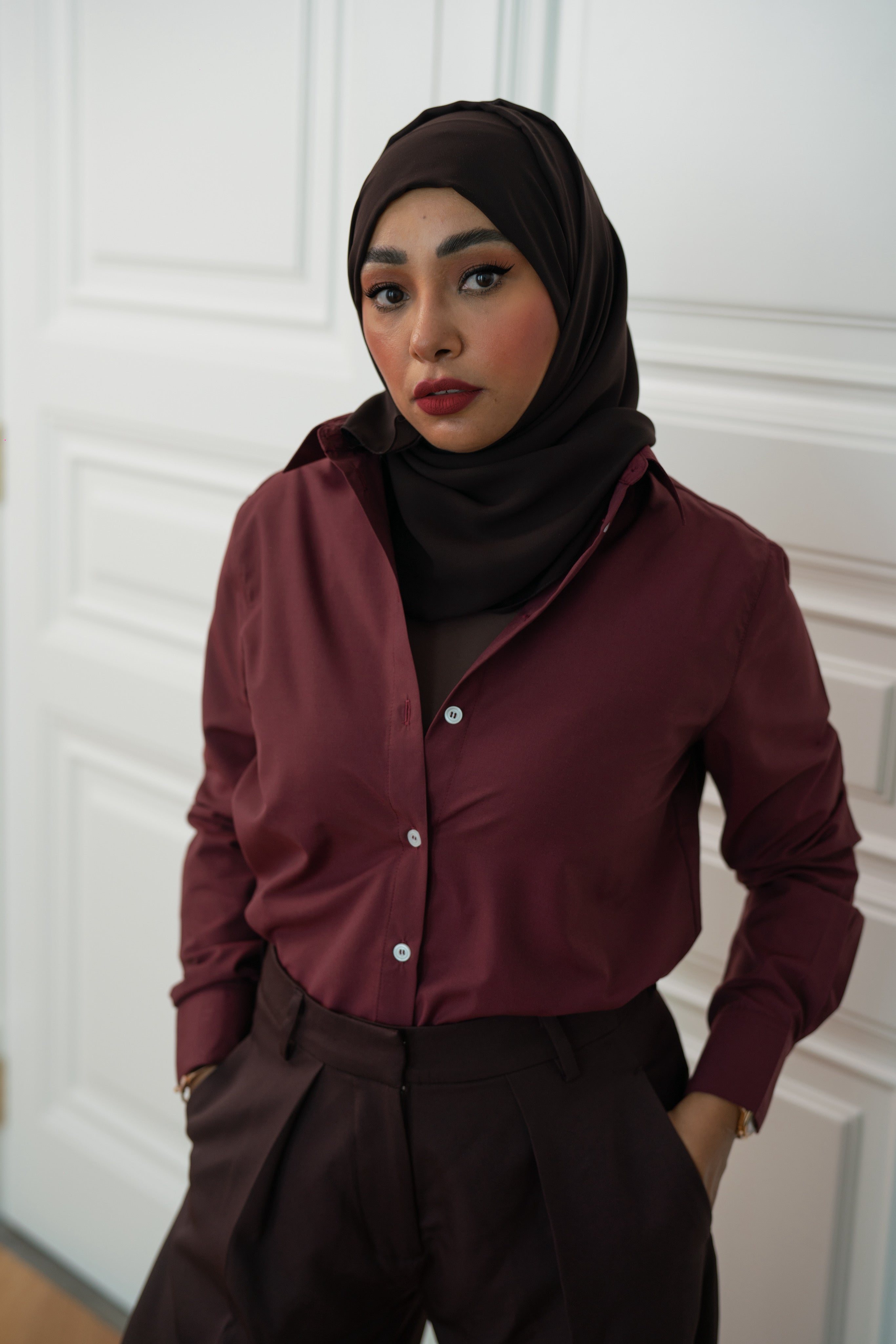 Poplin Straight Shirt