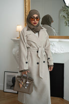Luxury Maxi Coat - Light Beige