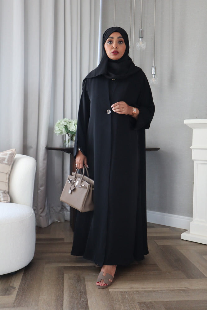 Nada Abaya With Scarf - Black