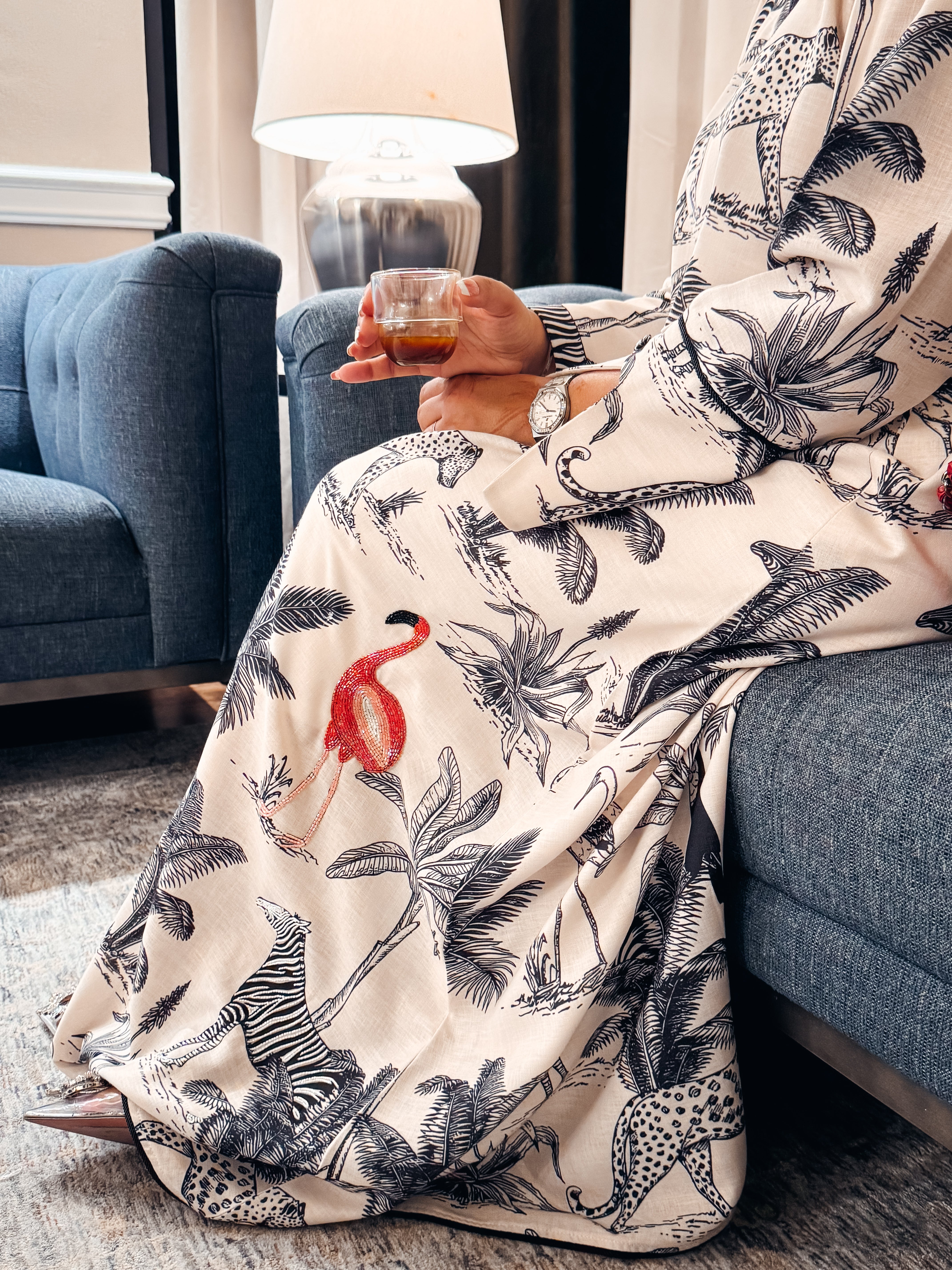 Ready - L73 Embroidery Jalabiya