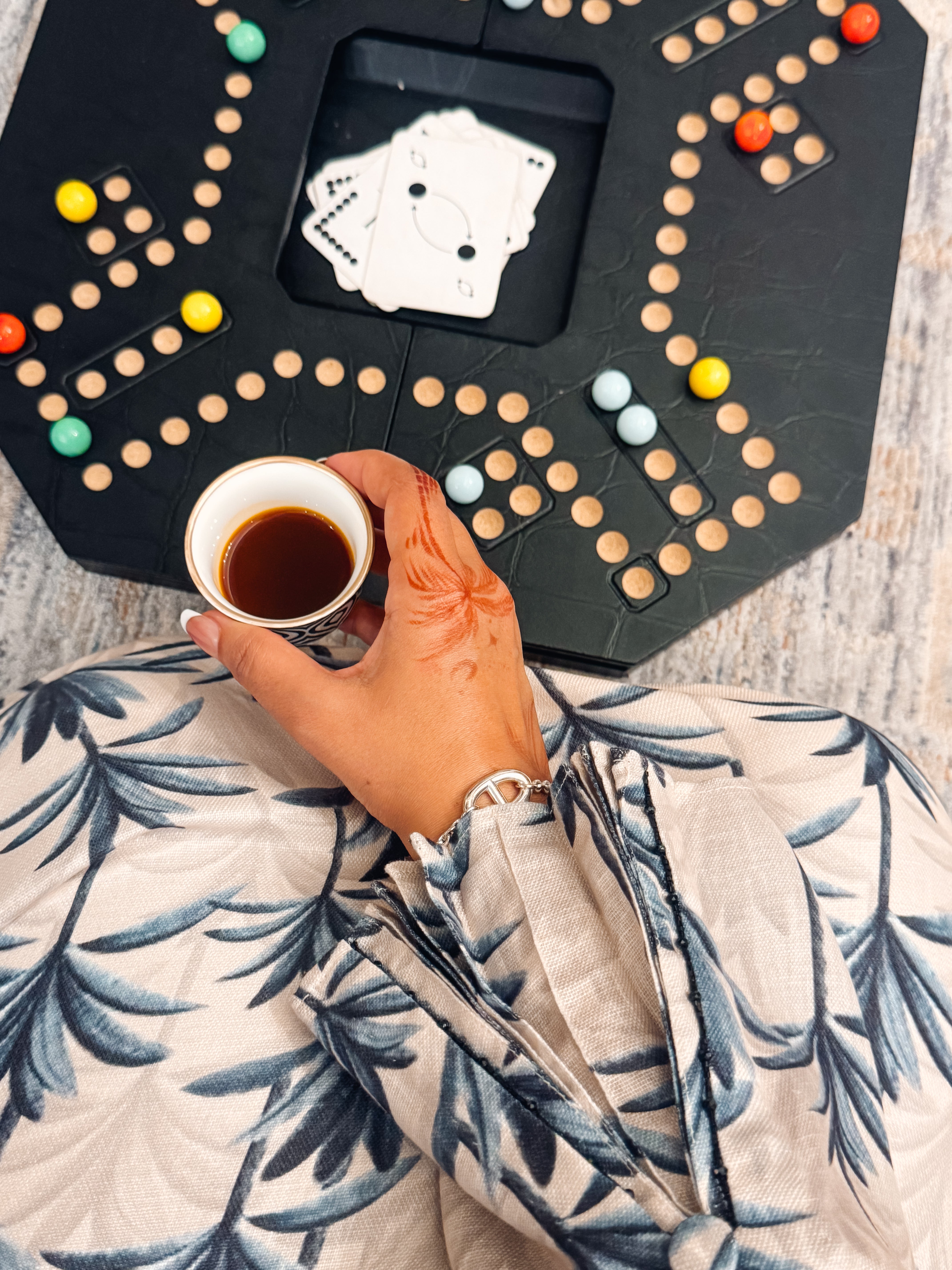 Ready - L110 Palm Beige Pleats Jalabiya