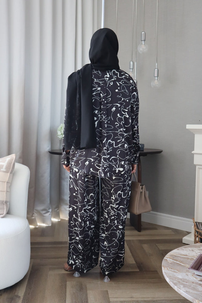 Cendrella Set - White/Black