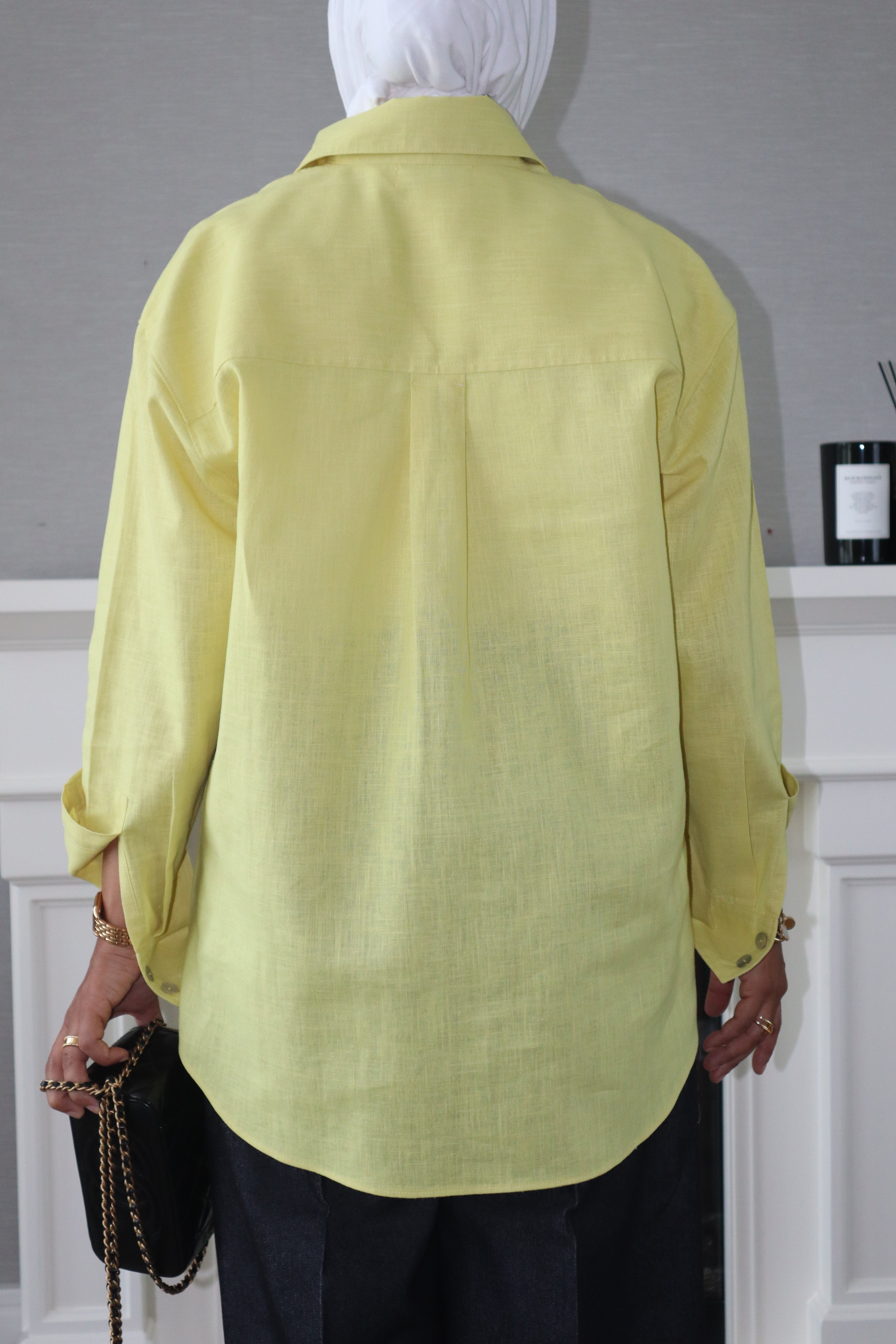 Linen Shirt - Yellow