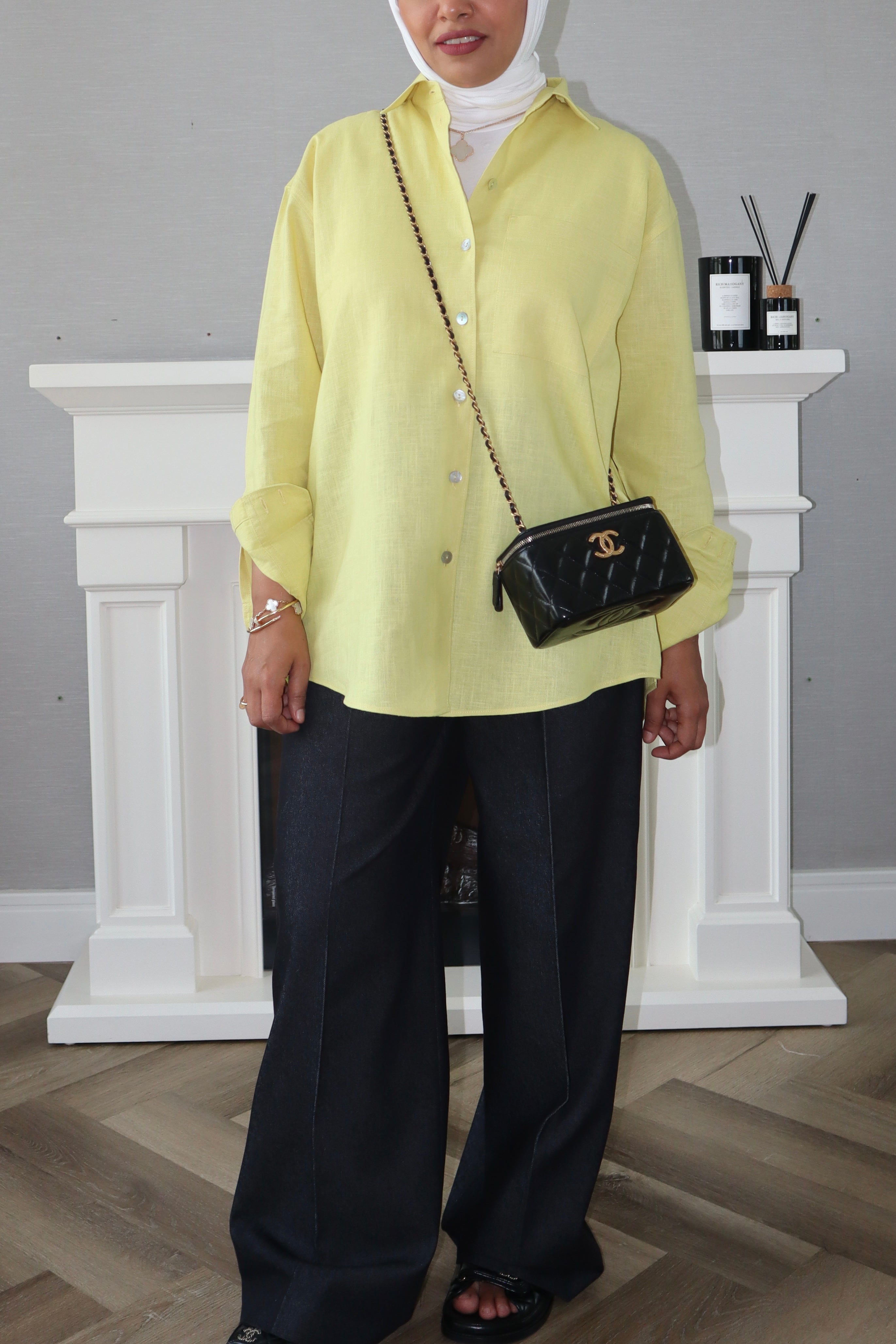 Linen Shirt - Yellow