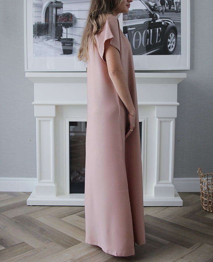 Dress Under Abaya - Dusty Rose
