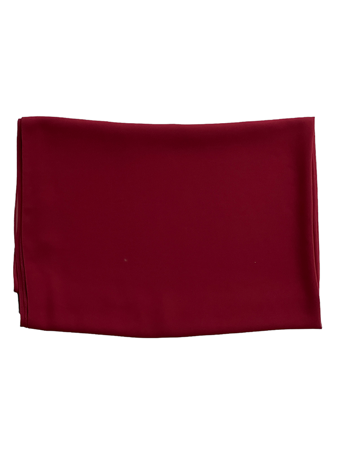 Chiffon Scarf - Maroon
